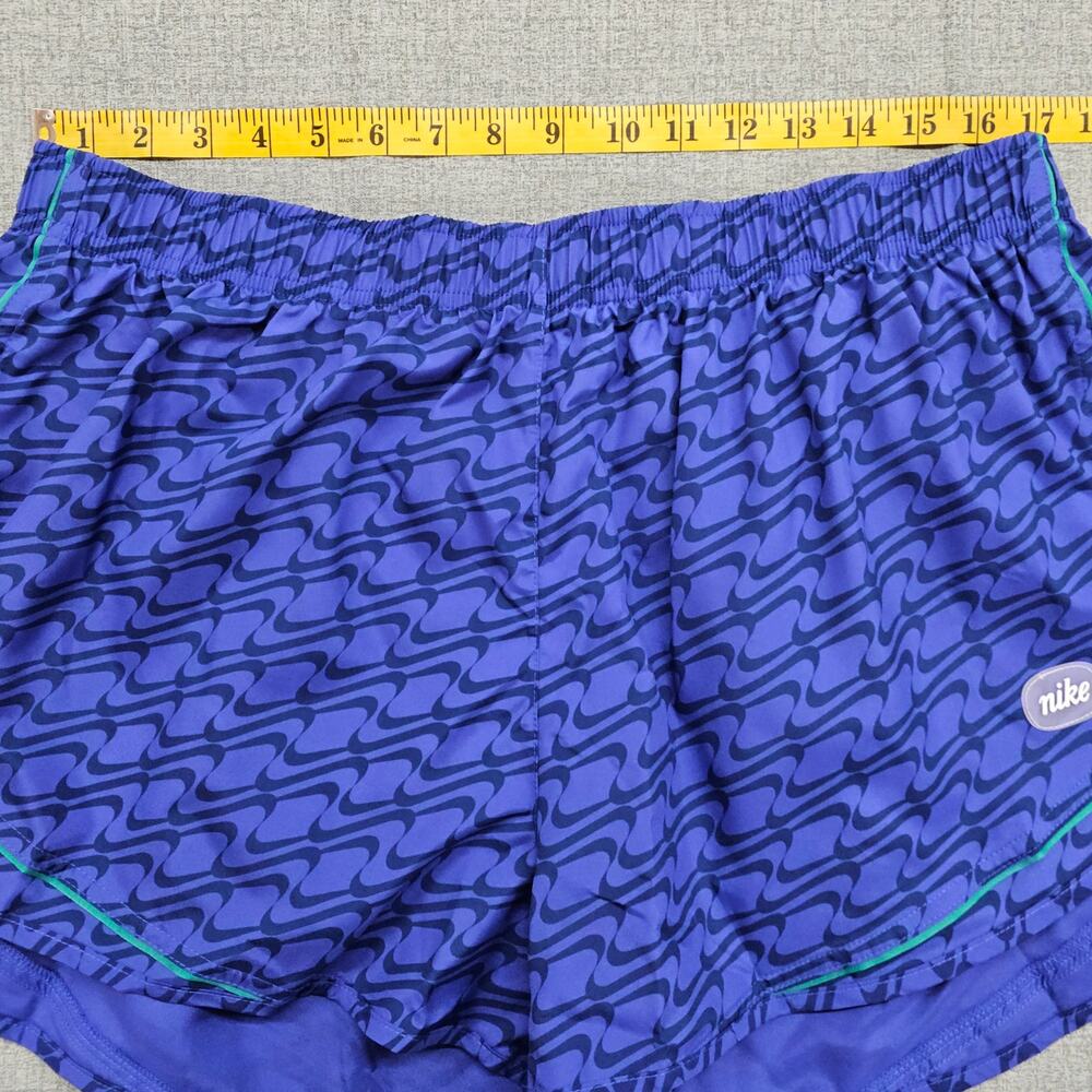 NWT Nike Shorts Womens Size XXL Purple Black Icon Clash Dri Fit Tempo Running - Picture 8 of 10